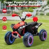 JOYRACER 24V Kids Ride on Toys ATV 4 Wheeler, 2 Seater 800W Motor for Big Kids, 7Ah Battery Powered Electric Vehicle Quad w/Kneepads, Bluetooth - 4 of 4