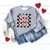 Simply Sage Market Women's Graphic Sweatshirt Love Stacked Grunge - 3 of 3