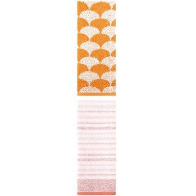 REGALWOVEN Cotton Absorbent Soft Decorative Hand Towel for Bathroom 13" x 29"/13" x 27" 2 Pcs