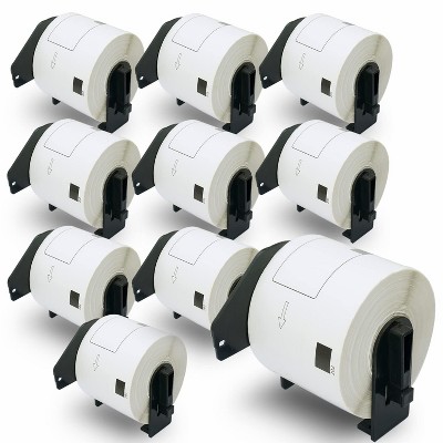 BETCKEY - Compatible Shipping Labels Replacement for Brother DK-1202 , 2.4 in x 3.9 in, Use with Brother QL Label Printers 10 Rolls/3000 Labels