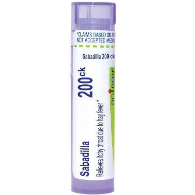 Sabadilla 200CK by Boiron Homeopathic Single Medicine For Allergy  -  80 Pellet
