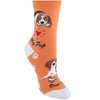 CTM Women's My Pup Crew Novelty Socks - 2 of 4