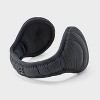 Women's Puffer Earmuff - All In Motion™ Black: Recycled Polyester, Lightweight Knit, Adjustable, Packable, One Size - 3 of 4