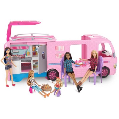 barbie dream camper van ride on