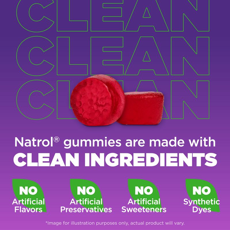 Natrol Kids' Melatonin Sleep Aid 1mg Gummies - Berry, 4 of 11