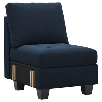 Belffin Modular Velvet Tufted Single Seat