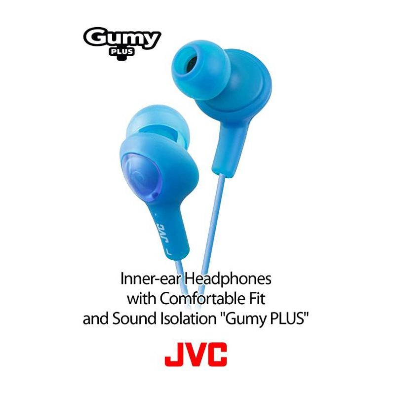 JVC HAFX5A Gumy Plus Inner Ear Headphones, 2 of 7