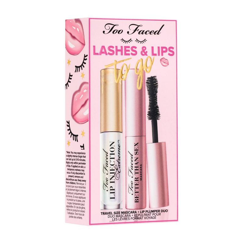 Too Faced Lashes &#38; Lips to Go Bestsellers Travel Size Duo - 0.27 oz/2pc - Ulta Beauty, 3 of 9