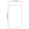 vidaXL Gold Door Mirror - Minimalistic Glass and Aluminum Wall-Mountable Decorative Mirror for Bedroom, Living Room, Corridor - 19.7"x31.5" Size - 4 of 4