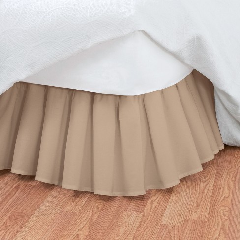 Brylanehome Magic Ruffle Bedskirt - Twin, Mocha : Target