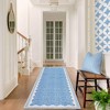Washable Modern Bordered Rug Non Slip Low Pile Rug Soft Contemporary Throw Floor Cover Foldable Indoor Carpet for Living Room Bedroom Nursery - 3 of 4