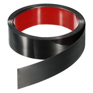 Unique Bargains Self-Adhesive Stainless Steel Mirror Finish Peel and Stick Wall Trim - 1 of 4