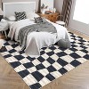 Area Rug Living Room Rugs - Washable Modern Abstract Soft Thin Large Rug Indoor Floor No Slip Rug Carpet for Bedroom Under Dining Table - 3 of 4