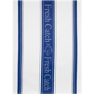 MU Kitchen 100% Cotton Jacquard Woven Dishtowel, Fresh Catch - 1 of 1