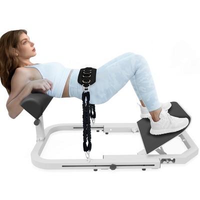 Hip Thrust Machine for Home Gym, Adjustable  Glute Builder with 180Lbs Resistance