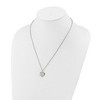 Chisel Stainless Steel Polished Heart Pendant on a 20.5" Plus 1" Extension Cable Chain Necklace - 4 of 4