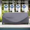 Buenhomino Rectangle Patio Furniture Cover Waterproof Outdoor Dining Table and Chair Cover Anti-UV Outside Sectional Sofa Set Covers - 3 of 4
