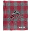 Rider University Campus Plaid Spirit Silky Touch Super Soft Throw Blanket 50x60 - 2 of 4
