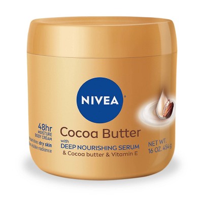 NIVEA Body Cream with Deep Moisture Serum - Cocoa Butter - 15.5oz