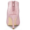Allegra K Women's V-Shaped Cutout Pointed Toe Stiletto Heel Ankle Boots - 3 of 4
