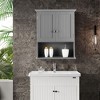 Costway Wall Mount Bathroom Cabinet Storage Organizer Medicine Cabinet ...