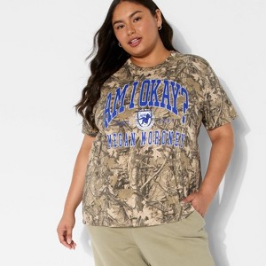 Women's Megan Moroney Short Sleeve Graphic T-Shirt - Camo - 1 of 3