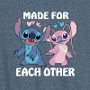 Women's - Lilo and Stitch - Made For Each Other Graphic Racerback Tank - 2 of 4