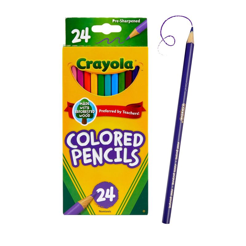 Crayola 24ct Pre-Sharpened Colored Pencils, 3 of 8
