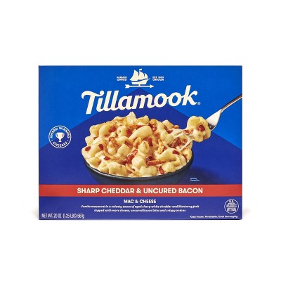 Tillamook Frozen Sharp Cheddar &#38; Uncured Bacon Mac &#38; Cheese - 20oz