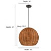 Millennium Lighting Elise 1 - Light Pendant in  Natural - 2 of 4