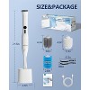 Electric Toilet Brush with Disposable Heads - Brush Heads & Wand Refills for Touch-Free Cleaning, Includes Crevice Tools - 2 of 4