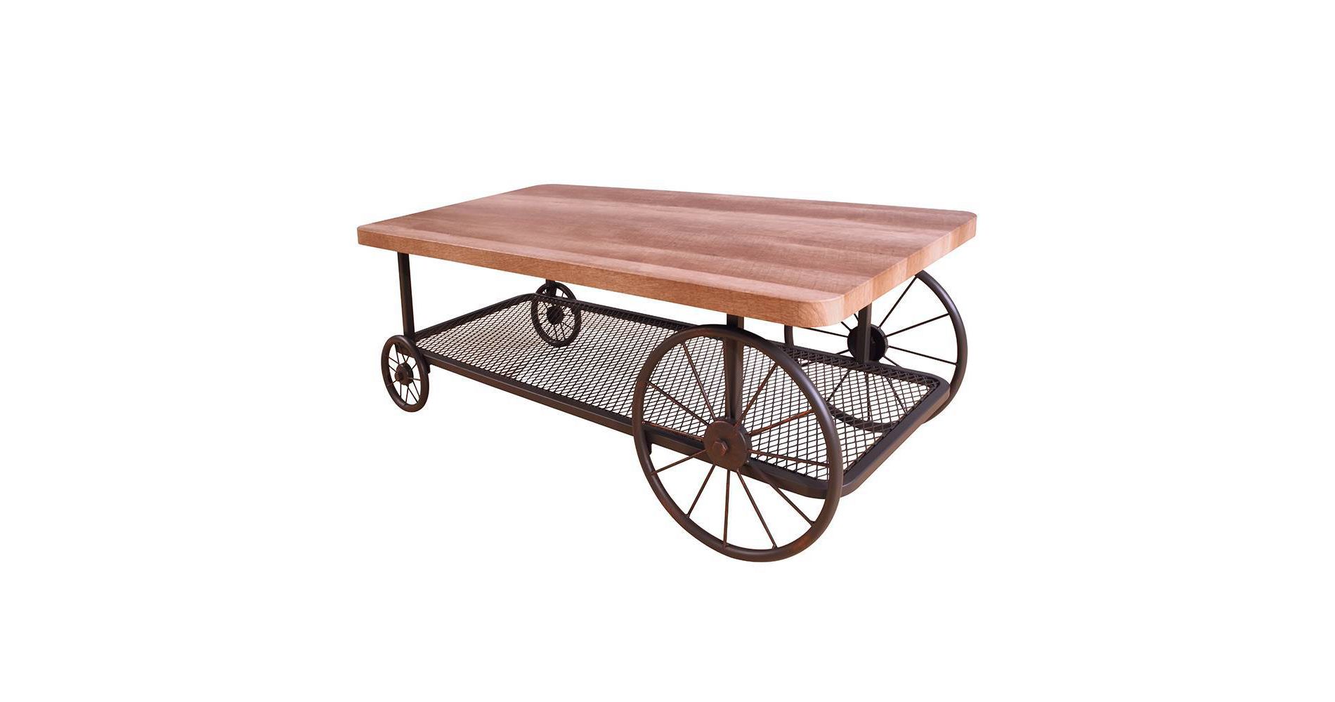 Acme Furniture Francie Coffee Table Oak/Antique Gray