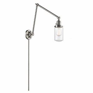 Dover - 1 Light Double Extension Swing Arm Wall Sconce In Traditional Style-30.75 Inches Tall and 4.5 Inches Wide - 1 of 1