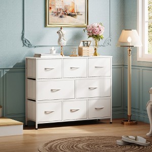 8 Drawer Dresser for Bedroom, Fabric Storage Unit, Large Drawer Chest for Entryway & Living Room - 1 of 4