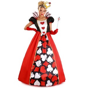 HalloweenCostumes.com Wonderland Queen of Hearts Women's Costume | Queen of Hearts Costumes - 1 of 4