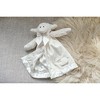 Bearington Baby Lamby Snuggler, 15 Inch White Lamb Plush Stuffed Animal Security Blanket, Baptism Gifts for Boys and Girls - 3 of 4