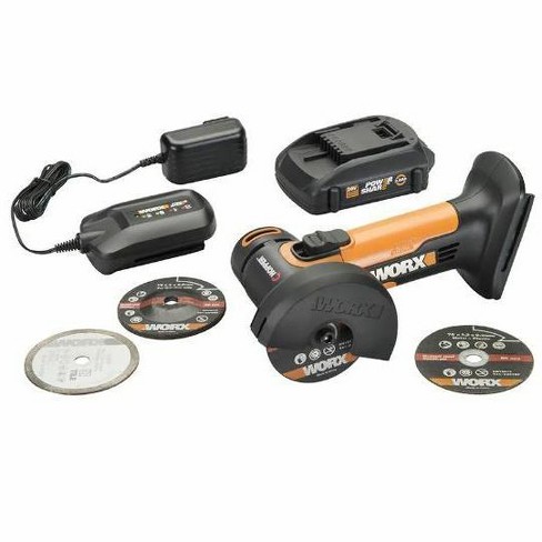 Worx 20-Volt 3 in. Powe Share Mini Cutter with 4 Discs (Tool Only