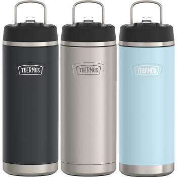 Thermos Icon Series Stainless Steel Vacuum Insulated Cold Tumbler with Straw, Saddle, 24oz