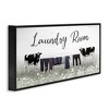 Stupell Industries Laundry Room Clothes Drying Cows, 30" x 13" - 3 of 4