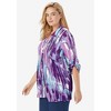 Woman Within Rayon 7-Day Pintucked Tunic Blouse - 4 of 4