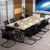 Tangkula 4PCS 59" Computer Desk Large Industrial Home Office Desk w/Heavy-duty Metal Frame - 2 of 4
