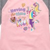 Girls' JoJo Siwa Time Of My Life  - Light Pink/Ath Hea - X-Large - 2 of 4