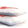 Deny Designs King April Lane Art Block Red Monogram W Microfiber Printed Pillow Sham - 3 of 3