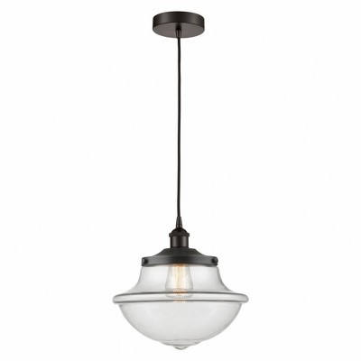 Oxford - 1 Light Cord Hung Mini Pendant In Modern Style-12.13 Inches Tall and 11.75 Inches Wide
