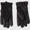 Alpine Swiss Mens Gloves Dressy Genuine Leather Warm Thermal Lined Wrist Strap - 2 of 4