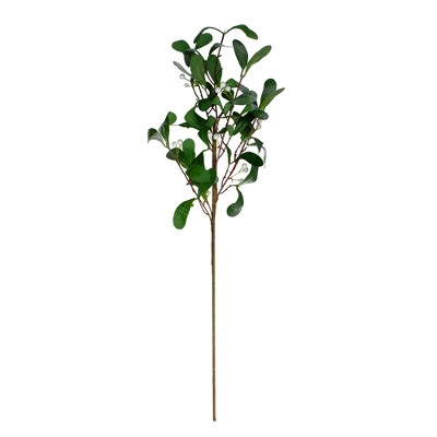 Northlight 24" Green and White Snow Mistletoe Artificial Christmas Spray