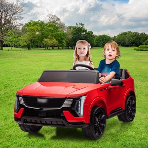 24V Kids Ride on Truck Car, 2 Seat Electric Ride on Car with Parent Remote Control, LED Lights, Music, Ride on Vehicle Toy for Kids Aged 3+ - 1 of 4