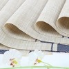 Unique Bargains Heat-Resistant Non-skid Removable Woven PVC Table Placemat 18'' x 12'' 4 Pcs - 3 of 4