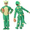 TackView Kids Dinosaur Costume for Halloween Child Dinosaur Dress Up Party, Role Play and Cosplay (Green) - 3 of 4