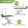 Hydraulic Dog Grooming Table with Adjustable Z Lift and Arm,330 lb Capacity,Professional Pet Grooming Station–LAOTIES - 2 of 4